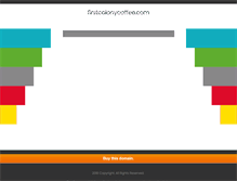 Tablet Screenshot of firstcolonycoffee.com